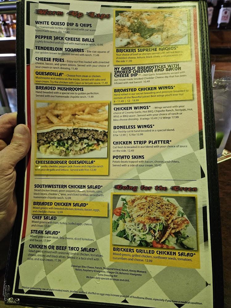 Brickers Pub Cheeseburger Quesadilla
